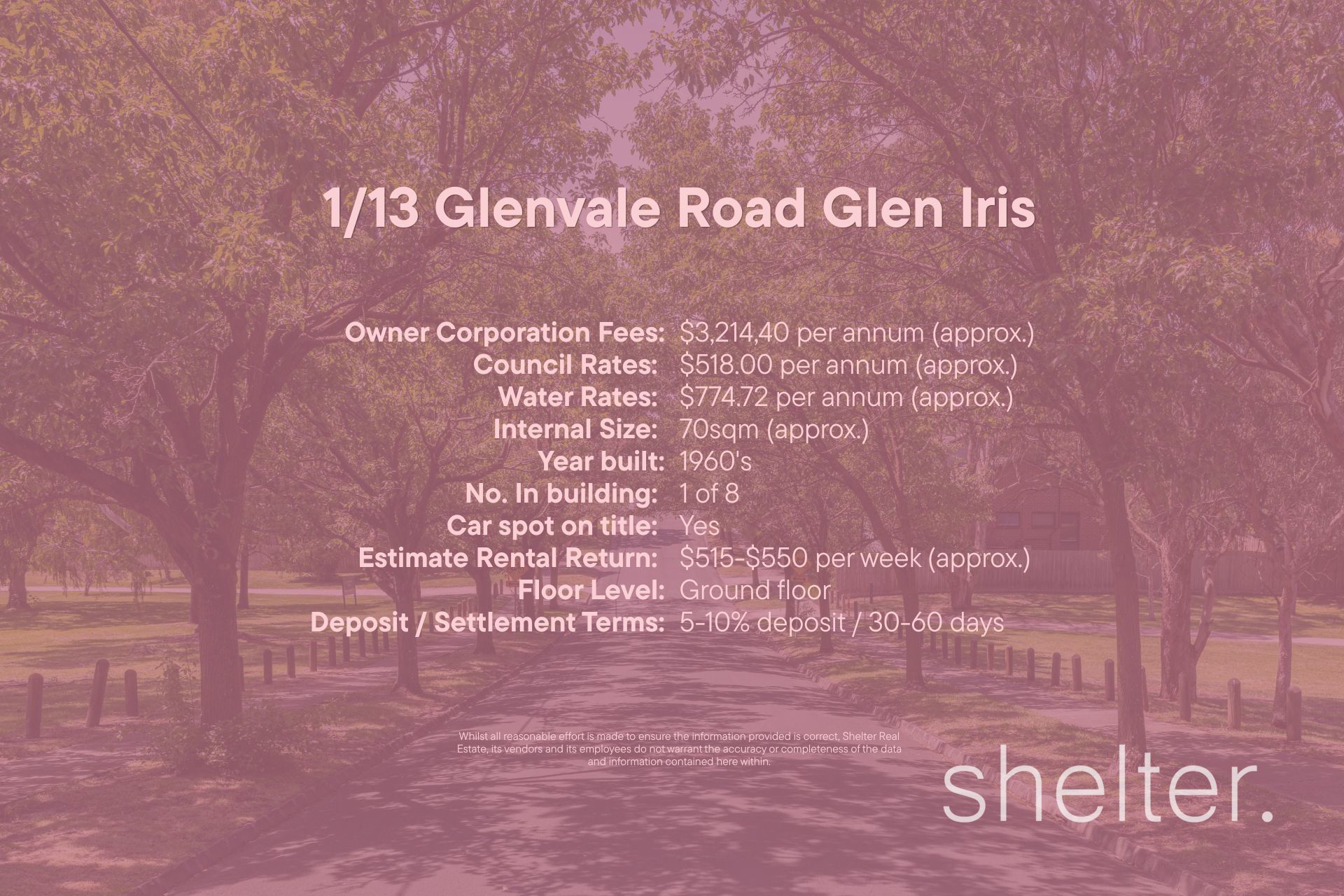 1/13 Glenvale Road Glen Iris